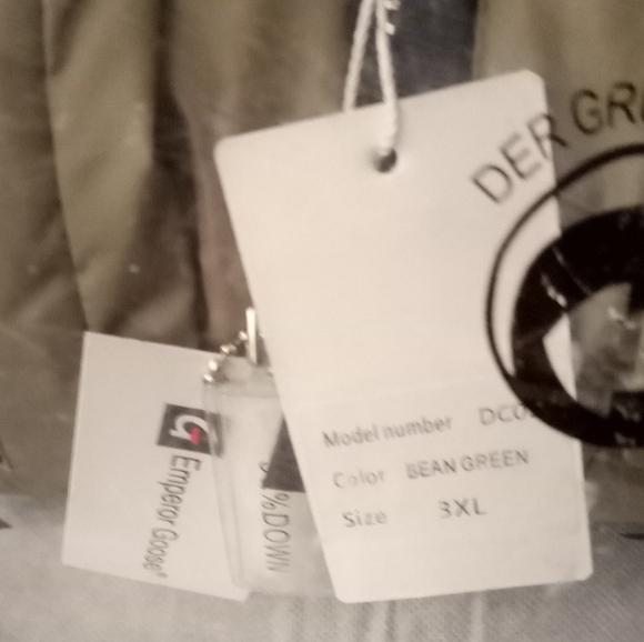 Hooded Puffer Down Jacket Coat 3XL - Picture 13 of 15